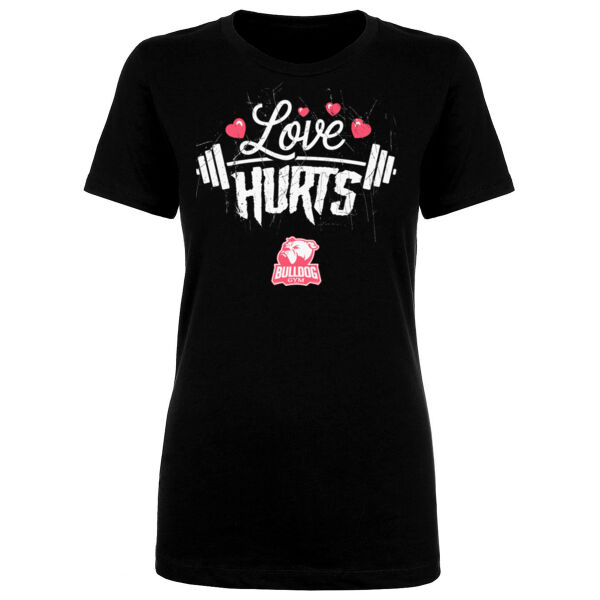 LOVE HURTS - WOMEN'S FITTED T-SHIRT - $GK7JUA# Thumbnail