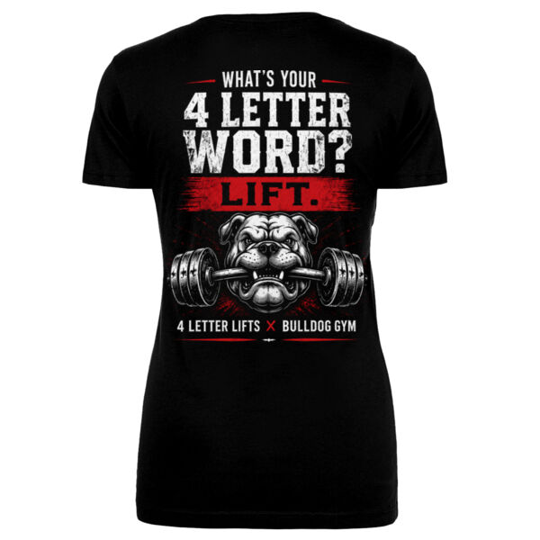 4 LETTER WORD - WOMEN'S FITTED T-SHIRT - $HX63E8$ Thumbnail